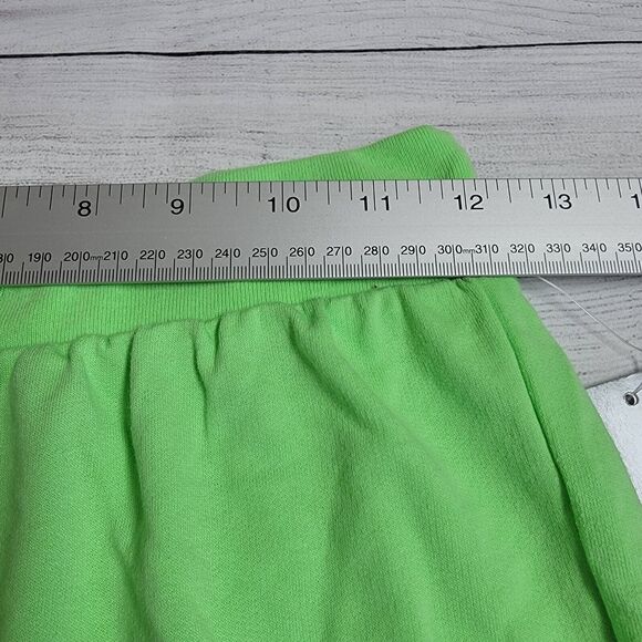 Star Wars St. Patrick's Day Baby Yoda Wide Leg Jogger Pants Bright Green XS - Picture 2 of 6